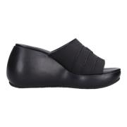 Met Hak Zwart Casadei , Black , Dames