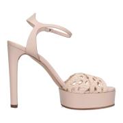 Sandalen Beige Casadei , Beige , Dames