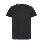 Heren Katoenen T-Shirt Lente/Zomer Collectie Tommy Hilfiger , Black , ...