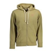 Groene Rits Sweatshirt Casual Stijl Levi's , Yellow , Heren