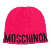 Stijlvolle wollen muts Moschino , Pink , Dames