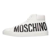 Sneakers Wit Moschino , White , Heren