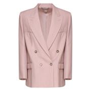 Oversized dusty pink blazer Stella McCartney , Pink , Dames