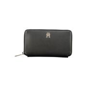 Zwarte portemonnee met meerdere vakken Tommy Hilfiger , Black , Dames