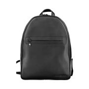 Zwarte Polyester Rugzak met Laptopvak Tommy Hilfiger , Black , Unisex