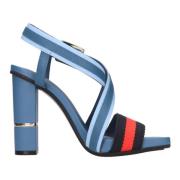 Sandalen Blauw Tommy Hilfiger , Blue , Dames