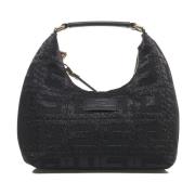 Zwarte handtas voor vrouwen Aw24 Elisabetta Franchi , Black , Dames