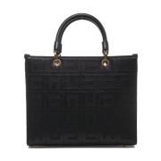 Zwarte Shopper Tas Aw24 Elisabetta Franchi , Black , Dames