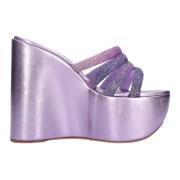 Met hak Lila Casadei , Purple , Dames