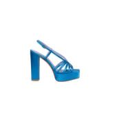 High Heel Sandals Albano , Blue , Dames