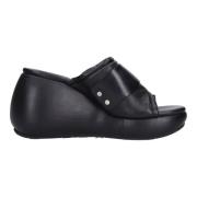 Met hak zwart Casadei , Black , Dames