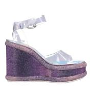 Met hak lila Casadei , Multicolor , Dames