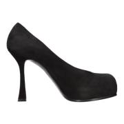 Met hak zwart Casadei , Black , Dames