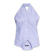 Shirt Top Balenciaga , Blue , Dames