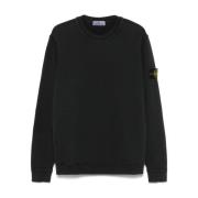 Zwarte Sweatshirt voor Mannen Aw24 Stone Island , Black , Heren