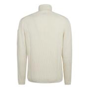 Witte Wollen Trui Aw24 C.p. Company , Beige , Heren