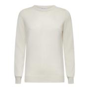 Witte Sweaters voor Mannen en Vrouwen Brunello Cucinelli , White , Dam...