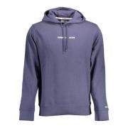 Blauwe Katoenen Trui Tommy Hilfiger , Blue , Heren