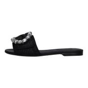 Sandalen Zwart Dolce & Gabbana , Black , Dames