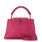 Pre-owned Leather handbags Louis Vuitton Vintage , Pink , Dames