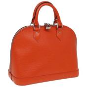 Pre-owned Leather louis-vuitton-bags Louis Vuitton Vintage , Orange , ...