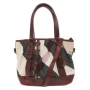 Pre-owned Canvas totes Burberry Vintage , Multicolor , Dames