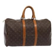 Pre-owned Canvas louis-vuitton-bags Louis Vuitton Vintage , Brown , Da...