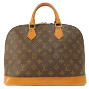 Pre-owned Canvas handbags Louis Vuitton Vintage , Brown , Dames