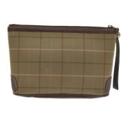 Pre-owned Canvas clutches Burberry Vintage , Brown , Dames