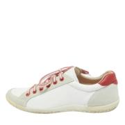 Pre-owned Leather sneakers Carolina Herrera Pre-owned , White , Heren