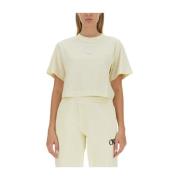 Pijl Parels T-Shirt Off White , Beige , Dames