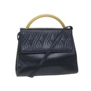 Pre-owned Leather fendi-bags Fendi Vintage , Blue , Dames