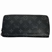 Pre-owned Leather wallets Louis Vuitton Vintage , Black , Dames