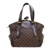 Pre-owned Canvas shoulder-bags Louis Vuitton Vintage , Brown , Dames