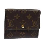 Pre-owned Canvas wallets Louis Vuitton Vintage , Brown , Dames