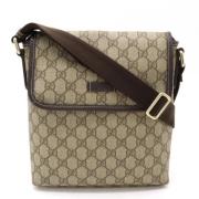 Pre-owned Canvas crossbody-bags Gucci Vintage , Beige , Dames