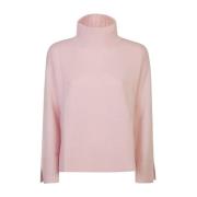 Roze Coltrui Gebreide Sweater Aw24 Le Tricot Perugia , Pink , Dames