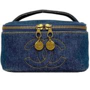 Pre-owned Denim handbags Chanel Vintage , Blue , Dames