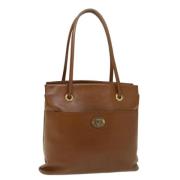 Pre-owned Leather shoulder-bags Burberry Vintage , Brown , Dames