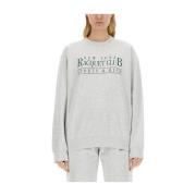 Logo Sweatshirt, 100% Katoen, Verenigde Staten Sporty & Rich , Gray , ...