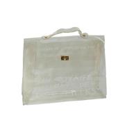 Pre-owned Fabric handbags Hermès Vintage , White , Dames