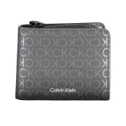 Zwarte Polyester Portemonnee met RFID-blokkering Calvin Klein , Black ...