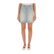 Klassieke Denim Rok Kenzo , Blue , Dames