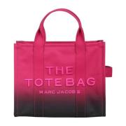 Stijlvolle Ombré Canvas Tote Tas Marc Jacobs , Pink , Dames