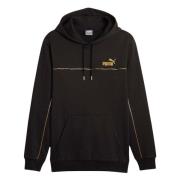 Minimal Gold Hoodie FL Puma , Black , Heren