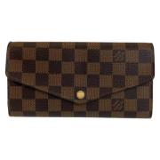 Pre-owned Canvas wallets Louis Vuitton Vintage , Brown , Dames