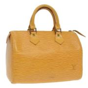 Pre-owned Leather louis-vuitton-bags Louis Vuitton Vintage , Yellow , ...