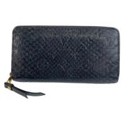 Pre-owned Leather wallets Louis Vuitton Vintage , Black , Dames