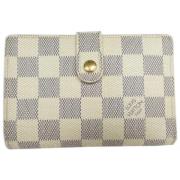 Pre-owned Fabric wallets Louis Vuitton Vintage , Beige , Dames