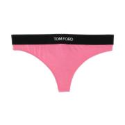 Briefs met logo tailleband Tom Ford , Pink , Dames